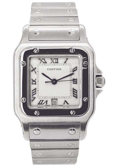 cartier 987901 27968|Cartier Santos Galbee Stainless Steel Ref 987901 .